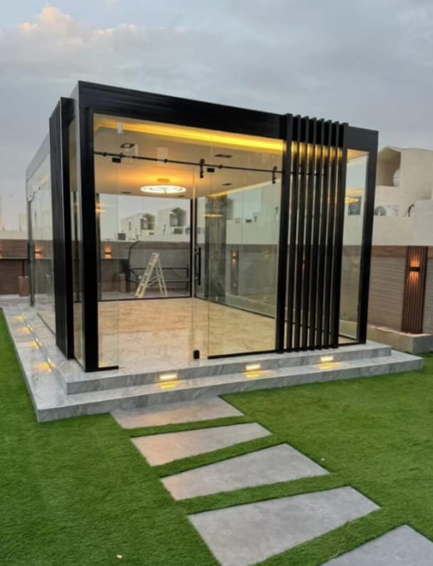 من أعمالنا في تركيب الغرف الزجاجية والملاحق - صورة 3
